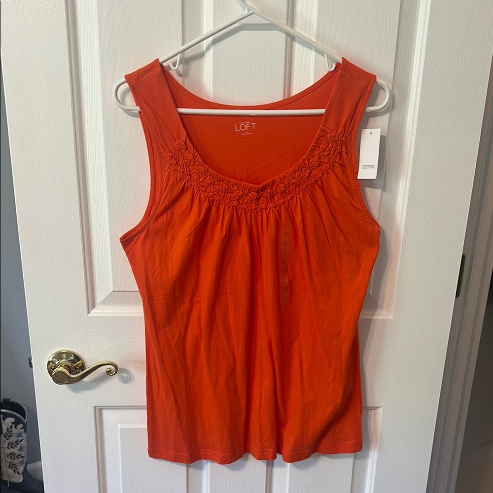 LOFT Orange Tank Top